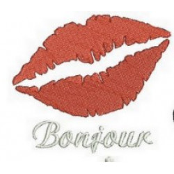 Stickdatei - Lippen Kussmund